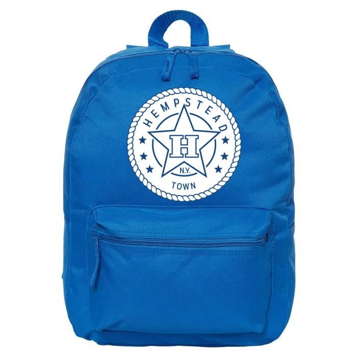 Hempstead New York Town 16 in Basic Backpack