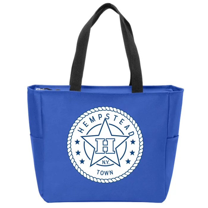 Hempstead New York Town Zip Tote Bag