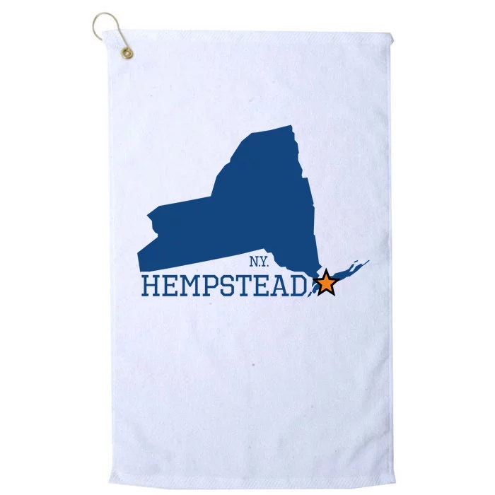 Hempstead NY Platinum Collection Golf Towel