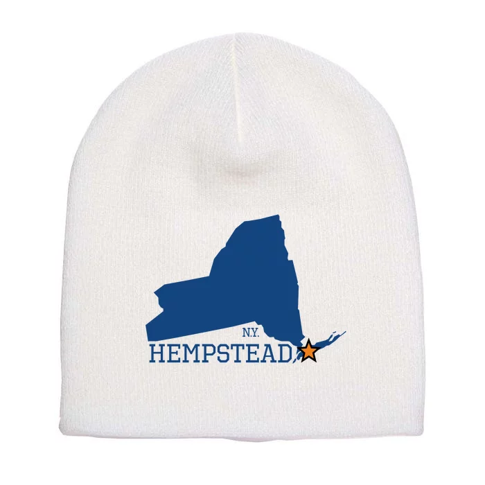 Hempstead NY Short Acrylic Beanie