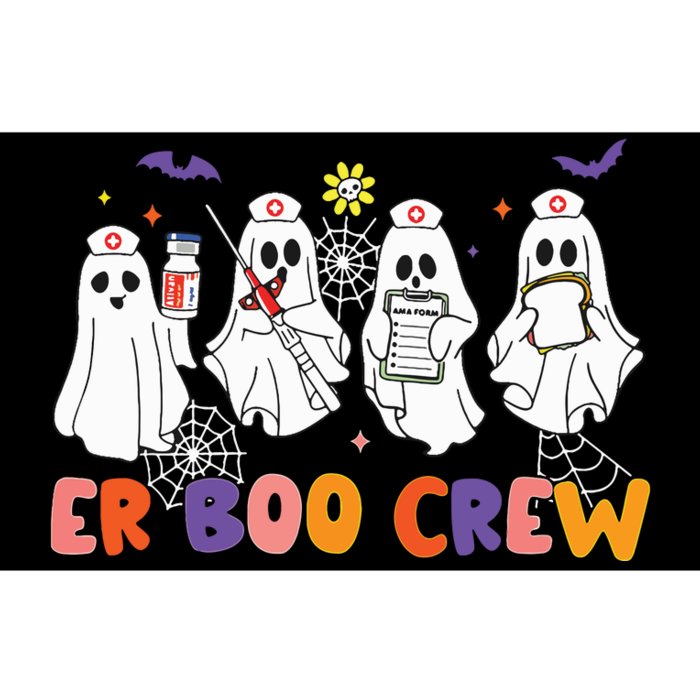 Halloween Er Nurse Er Boo Crew Funny Er Ed Nurse Tech Bumper Sticker