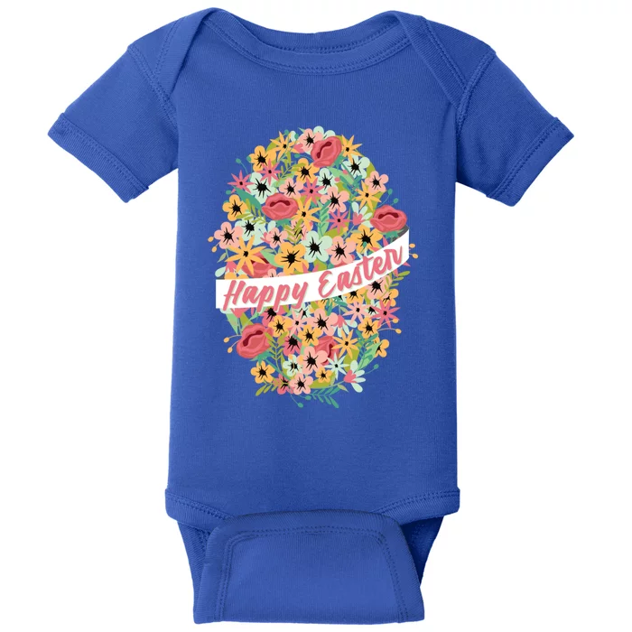 Happy Easter Outfit Easter Gift For Mom Flower Gift Baby Bodysuit