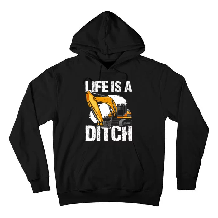 Heavy Equipment Operator & Excavator Driver Tall Hoodie