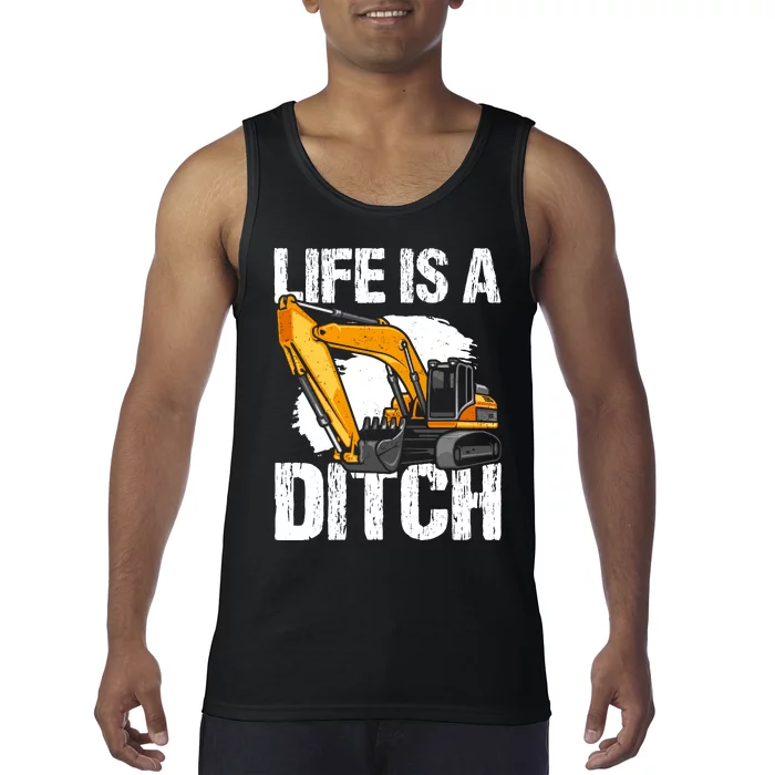 Heavy Equipment Operator & Excavator Driver Tank Top