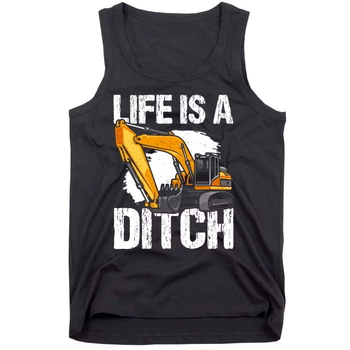 Heavy Equipment Operator & Excavator Driver Tank Top