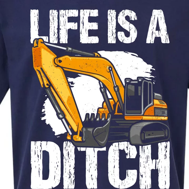 Heavy Equipment Operator & Excavator Driver Sueded Cloud Jersey T-Shirt