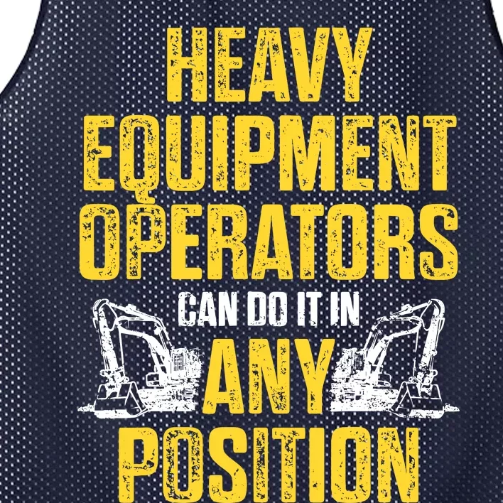 Heavy Equipment Operator Position Funny Driver Mesh Reversible Basketball Jersey Tank