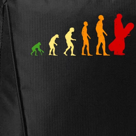 Human Evolution Of Snowboarding City Backpack