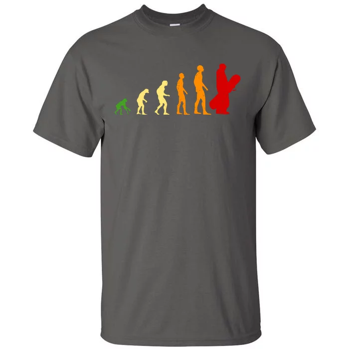 Human Evolution Of Snowboarding Tall T-Shirt