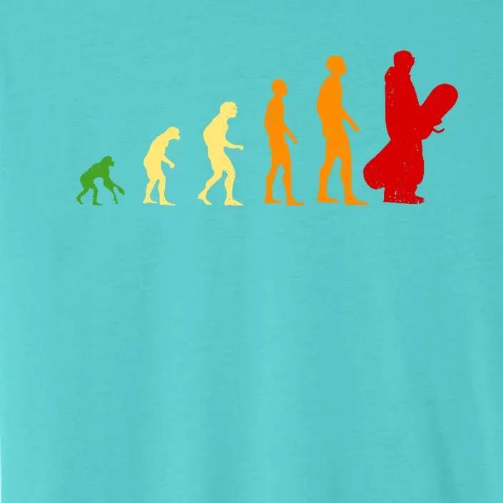 Human Evolution Of Snowboarding ChromaSoft Performance T-Shirt