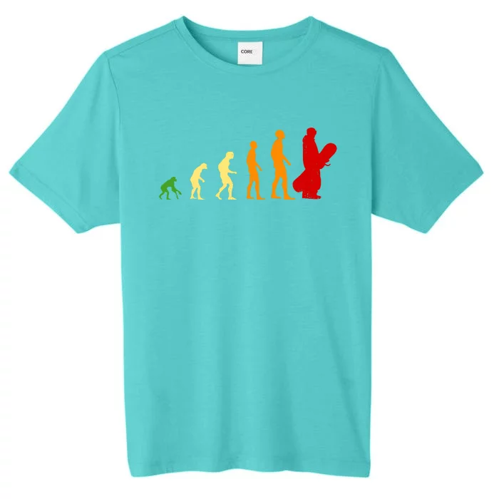 Human Evolution Of Snowboarding ChromaSoft Performance T-Shirt