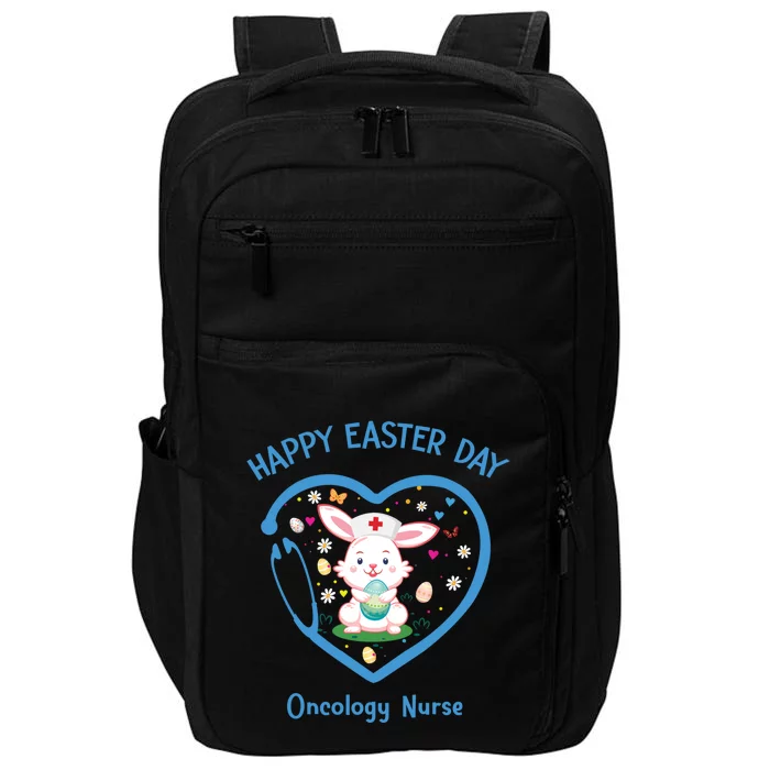 Happy Easter Oncology Nurse Gift Cute Nurse Easter Day Gift Impact Tech Backpack