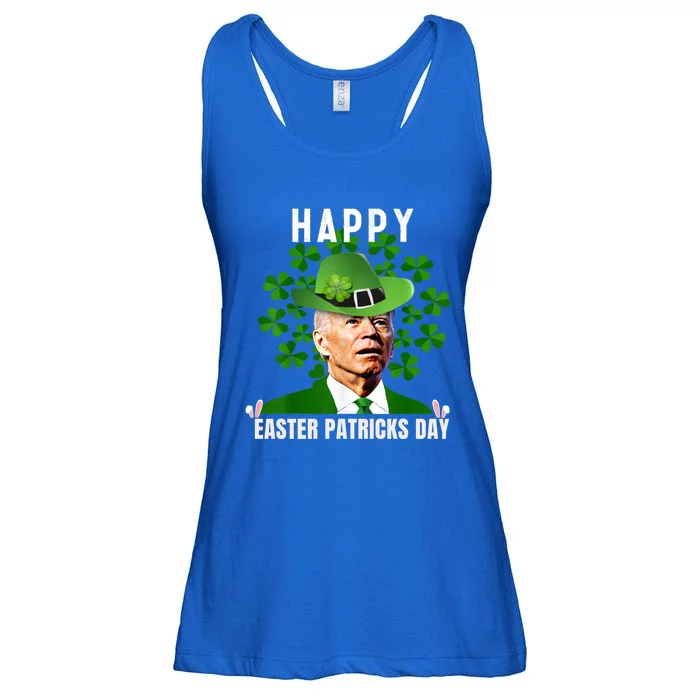 Happy Easter Patricks Day Funny Joe Biden St Patricks Day Great Gift Ladies Essential Flowy Tank