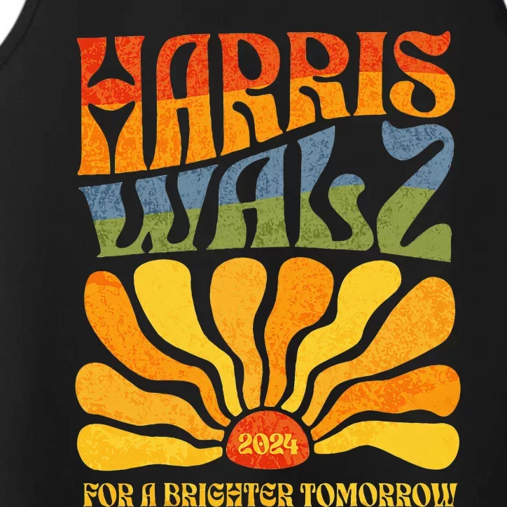 Harris Election President Walz 2024 47 Feminism Women Cat Premium Performance Tank