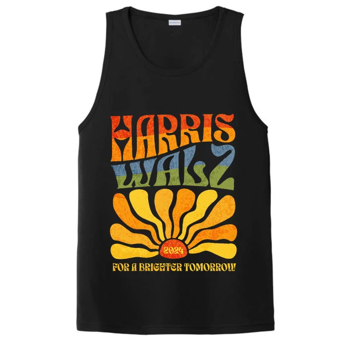 Harris Election President Walz 2024 47 Feminism Women Cat Premium Performance Tank