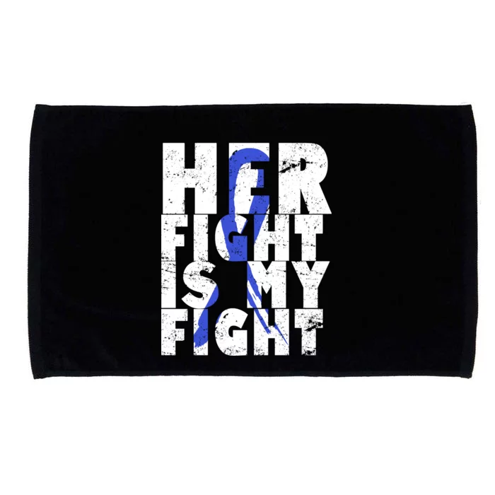 Her Fight ALS  Awareness Microfiber Hand Towel