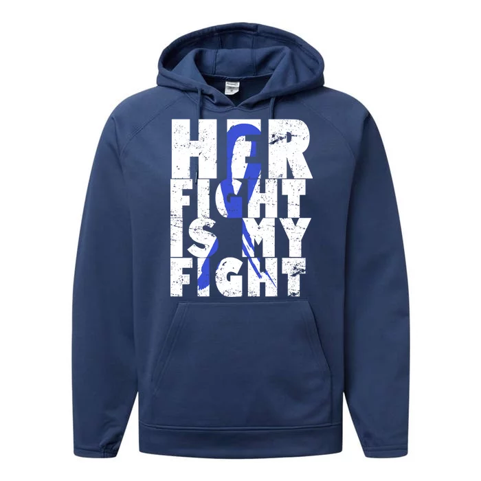 Her Fight ALS  Awareness Performance Fleece Hoodie