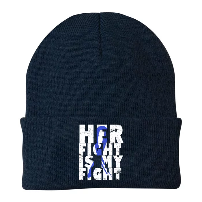 Her Fight ALS  Awareness Knit Cap Winter Beanie