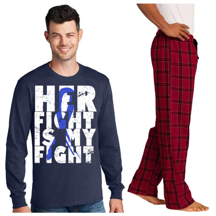 Her Fight ALS  Awareness Long Sleeve Pajama Set