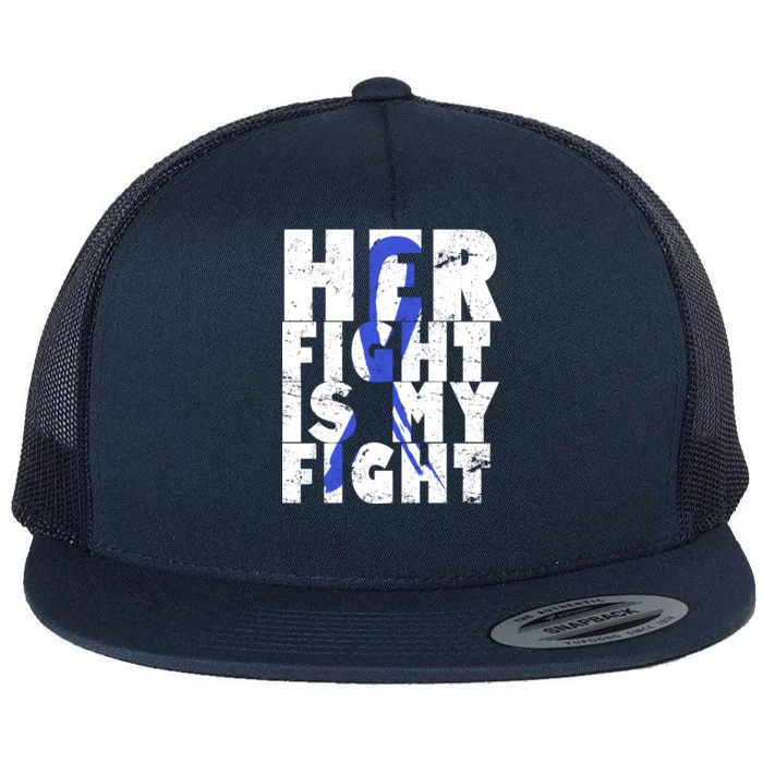 Her Fight ALS  Awareness Flat Bill Trucker Hat