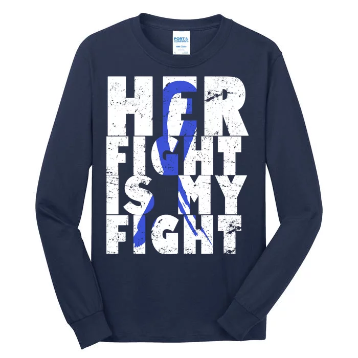 Her Fight ALS  Awareness Tall Long Sleeve T-Shirt