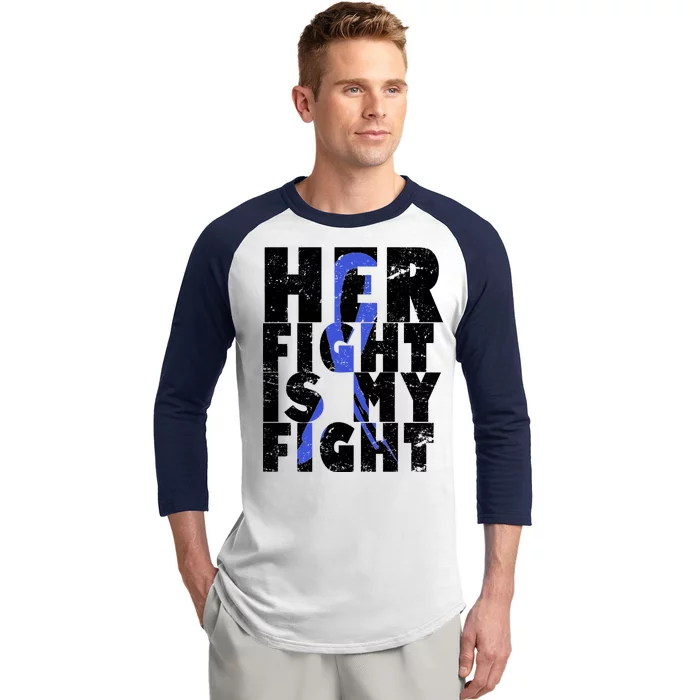 Her Fight ALS  Awareness Baseball Sleeve Shirt