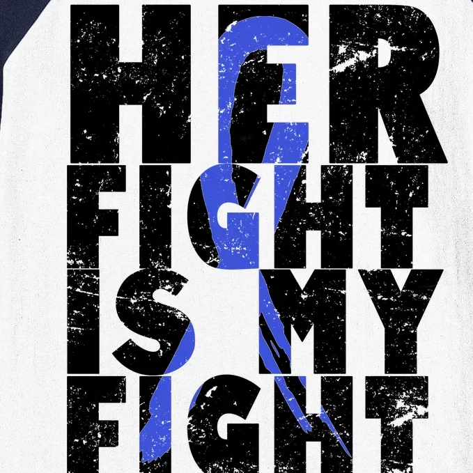 Her Fight ALS  Awareness Baseball Sleeve Shirt