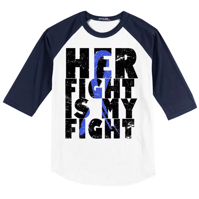 Her Fight ALS  Awareness Baseball Sleeve Shirt