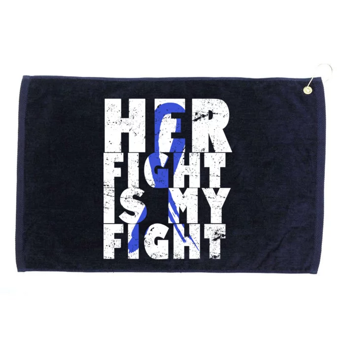 Her Fight ALS  Awareness Grommeted Golf Towel