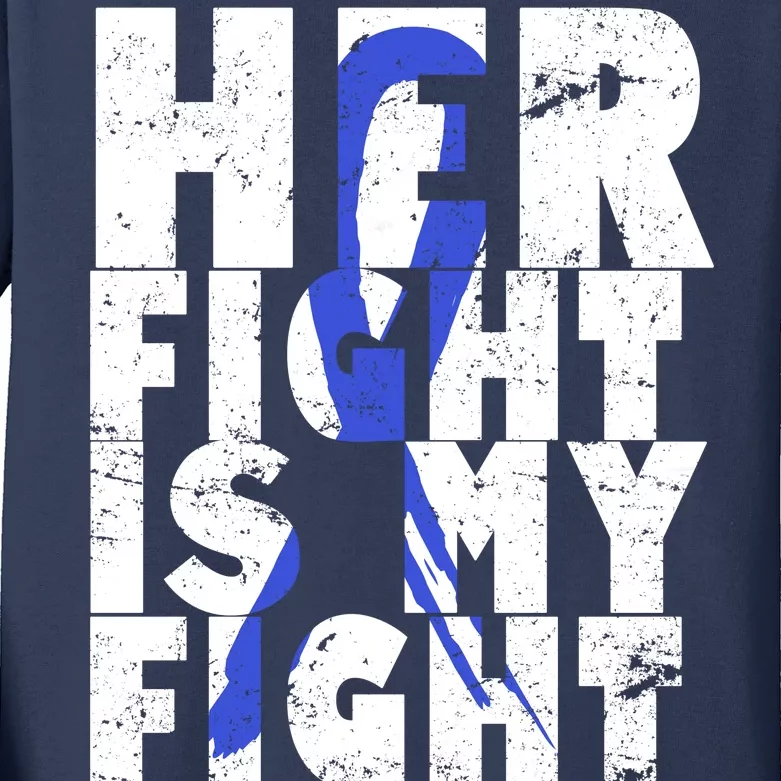 Her Fight ALS  Awareness Kids Long Sleeve Shirt