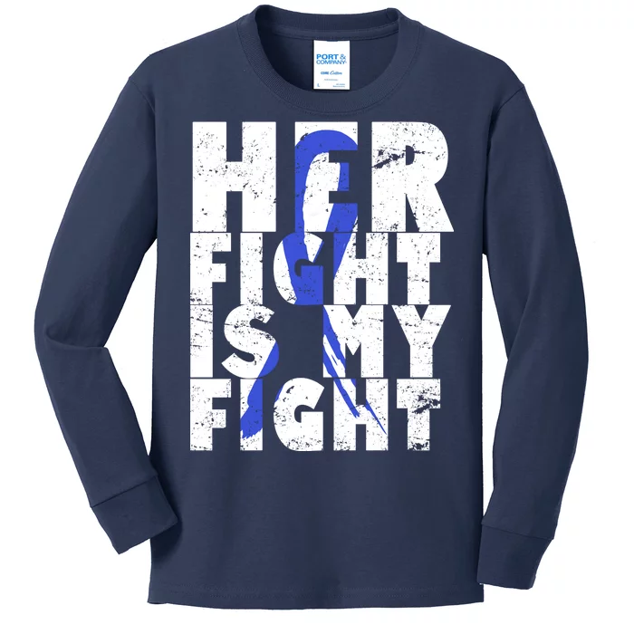 Her Fight ALS  Awareness Kids Long Sleeve Shirt