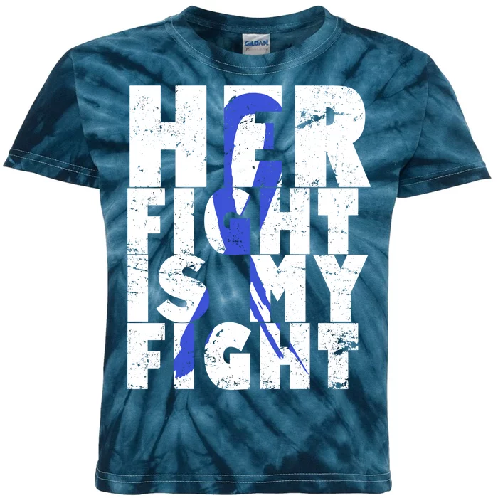 Her Fight ALS  Awareness Kids Tie-Dye T-Shirt