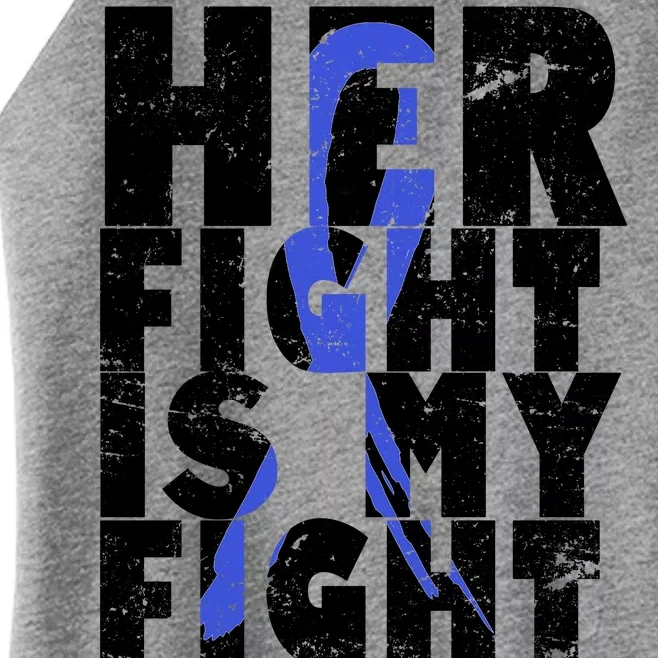 Her Fight ALS  Awareness Women’s Perfect Tri Rocker Tank