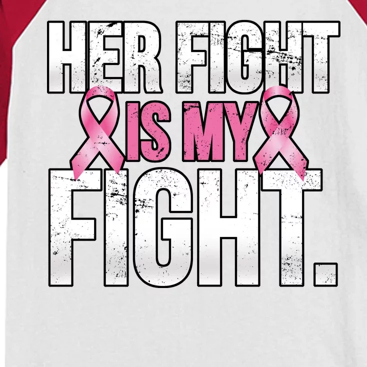 Her Fight Is My Fight Kids Colorblock Raglan Jersey