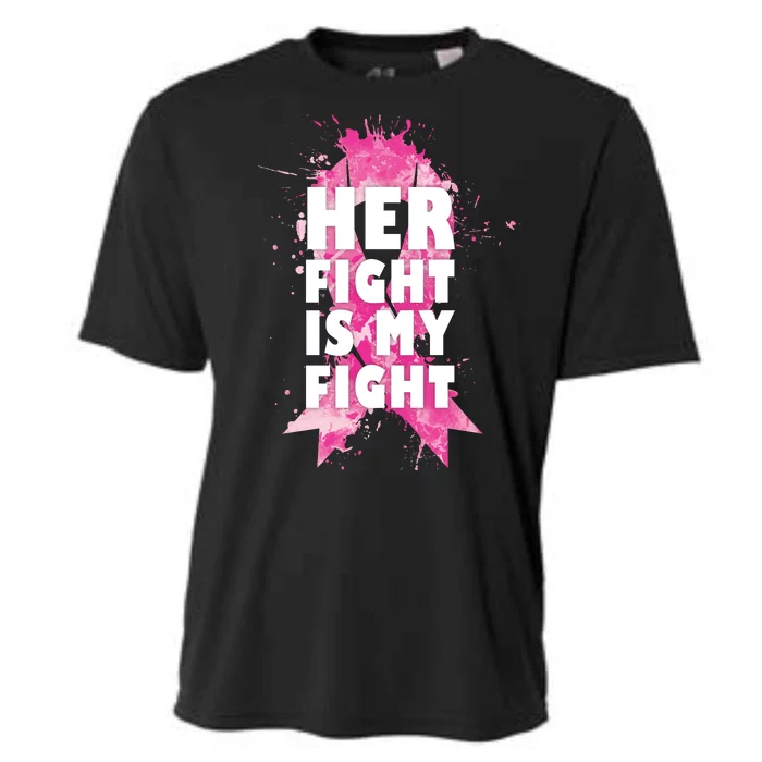 Her Fight Is My Fight Breast Cancer Cooling Performance Crew T-Shirt