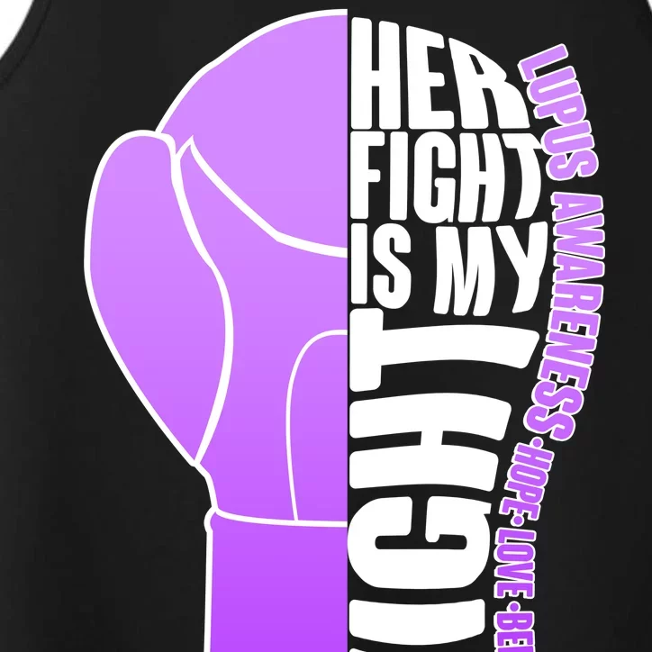 Her Fight is My Fight Lupus Awareness Performance Tank