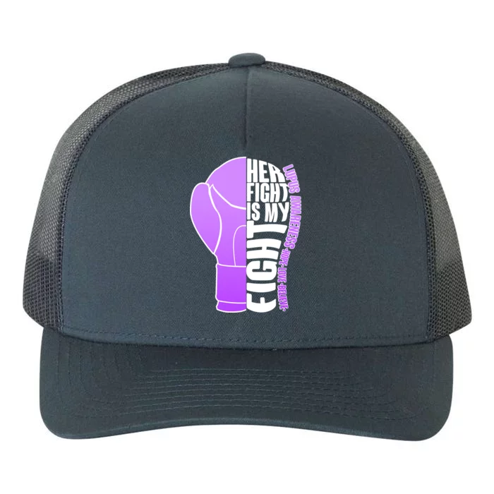 Her Fight is My Fight Lupus Awareness Yupoong Adult 5-Panel Trucker Hat