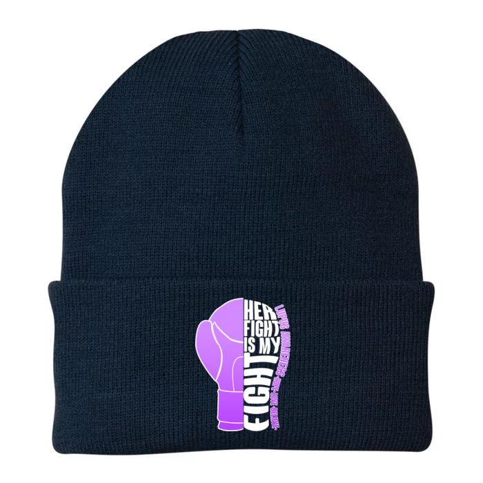 Her Fight is My Fight Lupus Awareness Knit Cap Winter Beanie