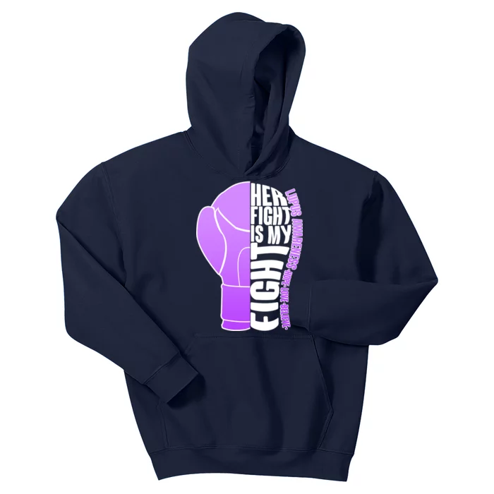 Her Fight is My Fight Lupus Awareness Kids Hoodie