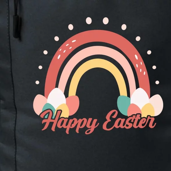 Happy Easter Rainbow Holiday Daily Commute Backpack