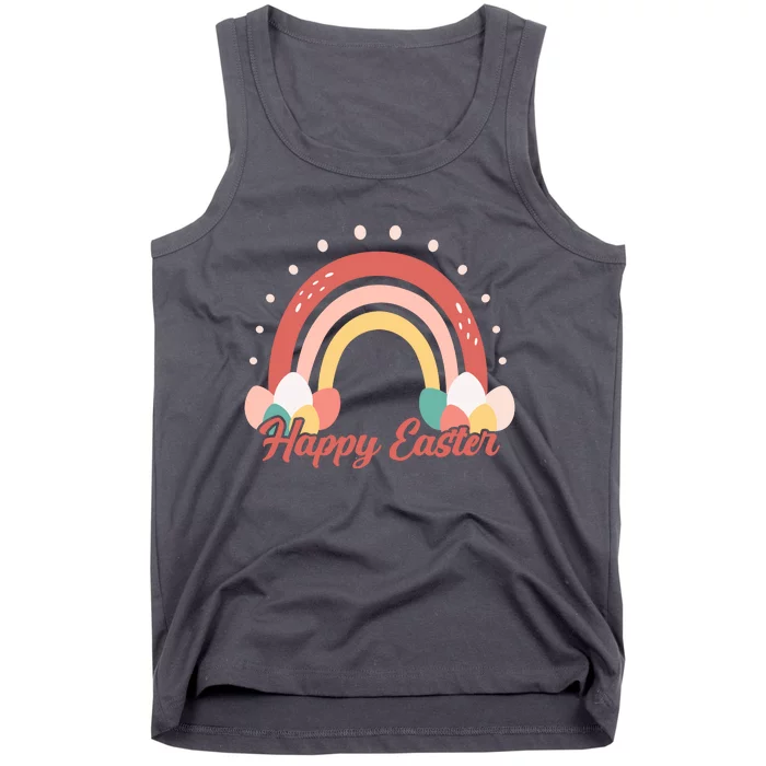 Happy Easter Rainbow Holiday Tank Top