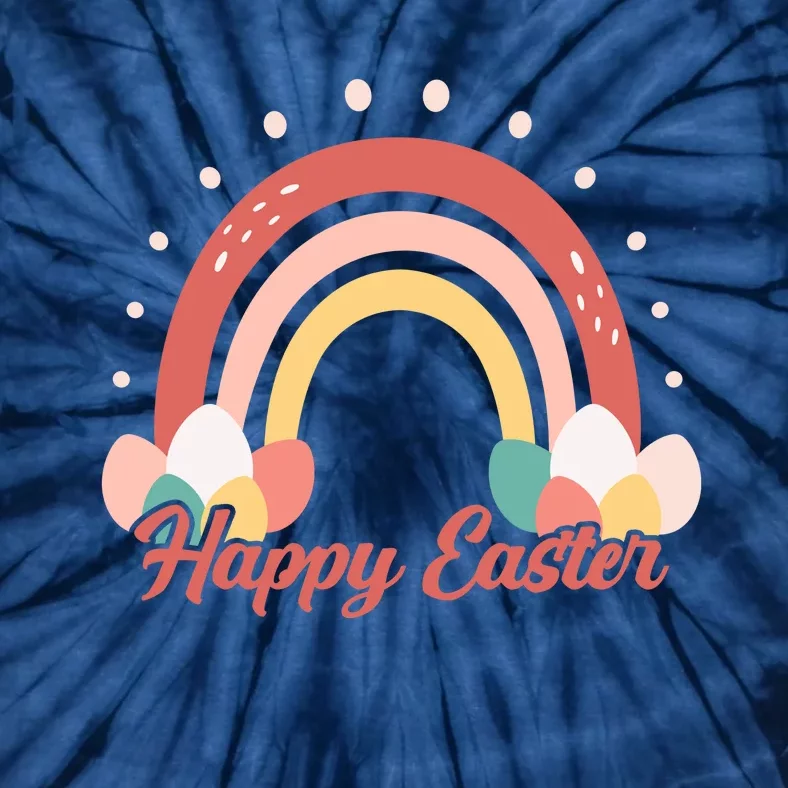 Happy Easter Rainbow Holiday Tie-Dye T-Shirt