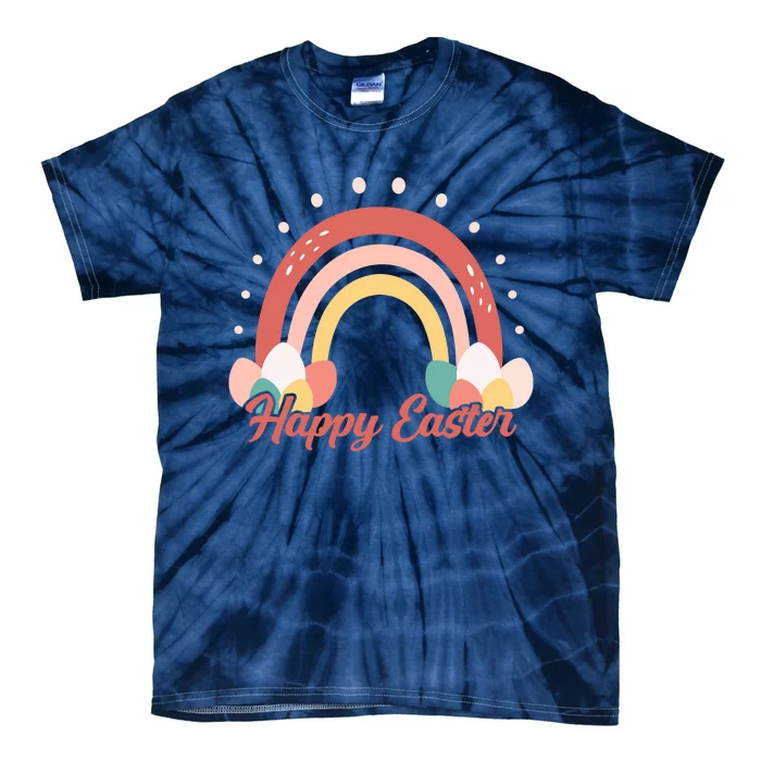 Happy Easter Rainbow Holiday Tie-Dye T-Shirt