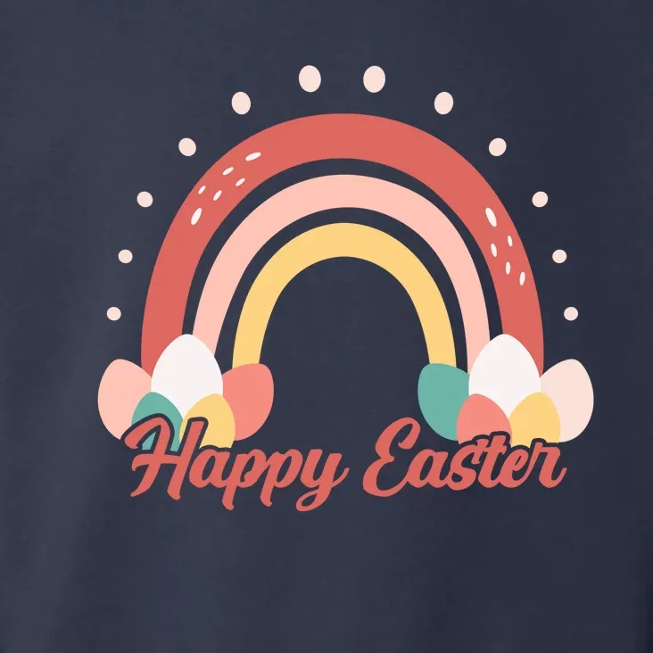 Happy Easter Rainbow Holiday Toddler Hoodie