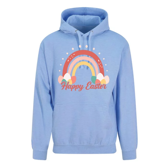 Happy Easter Rainbow Holiday Unisex Surf Hoodie