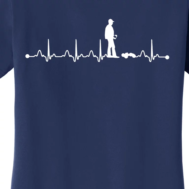 Heartbeat EKG RC Car Heartbeat Love Gift Women's T-Shirt