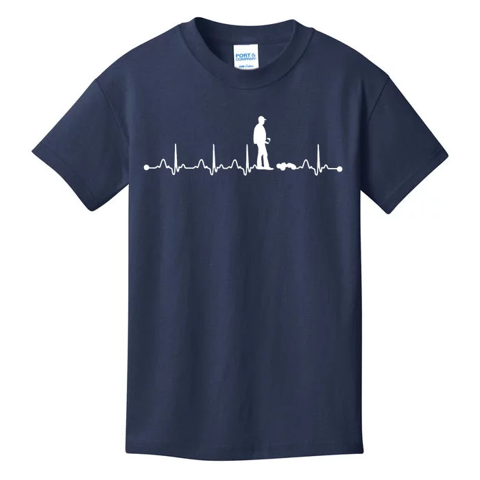 Heartbeat EKG RC Car Heartbeat Love Gift Kids T-Shirt