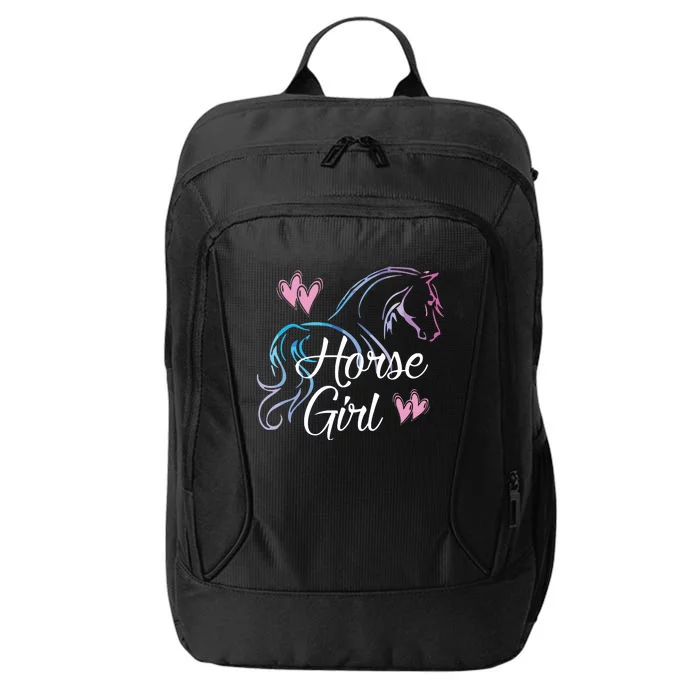 HORSE Equestrian Rider Horse Lover City Backpack