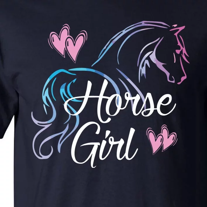 HORSE Equestrian Rider Horse Lover Tall T-Shirt