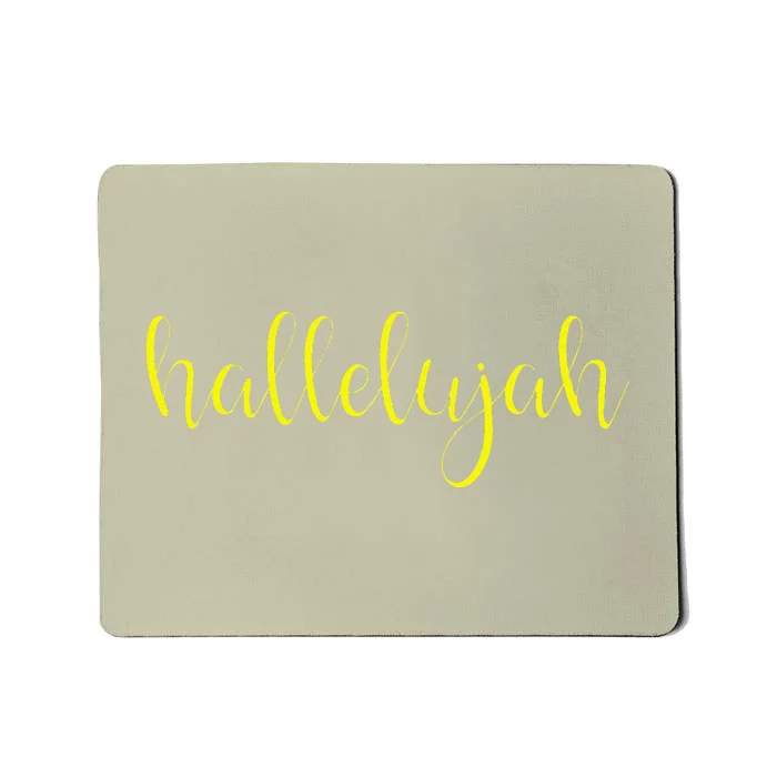 Hallelujah Easter Religious Gift Mousepad